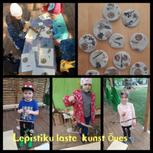 Lepistiku laste kunst õues