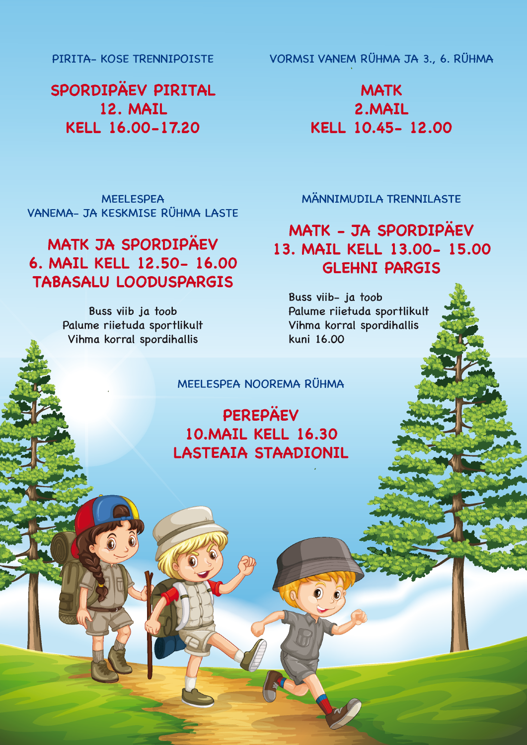 Spordipäevad 2016 kevadel