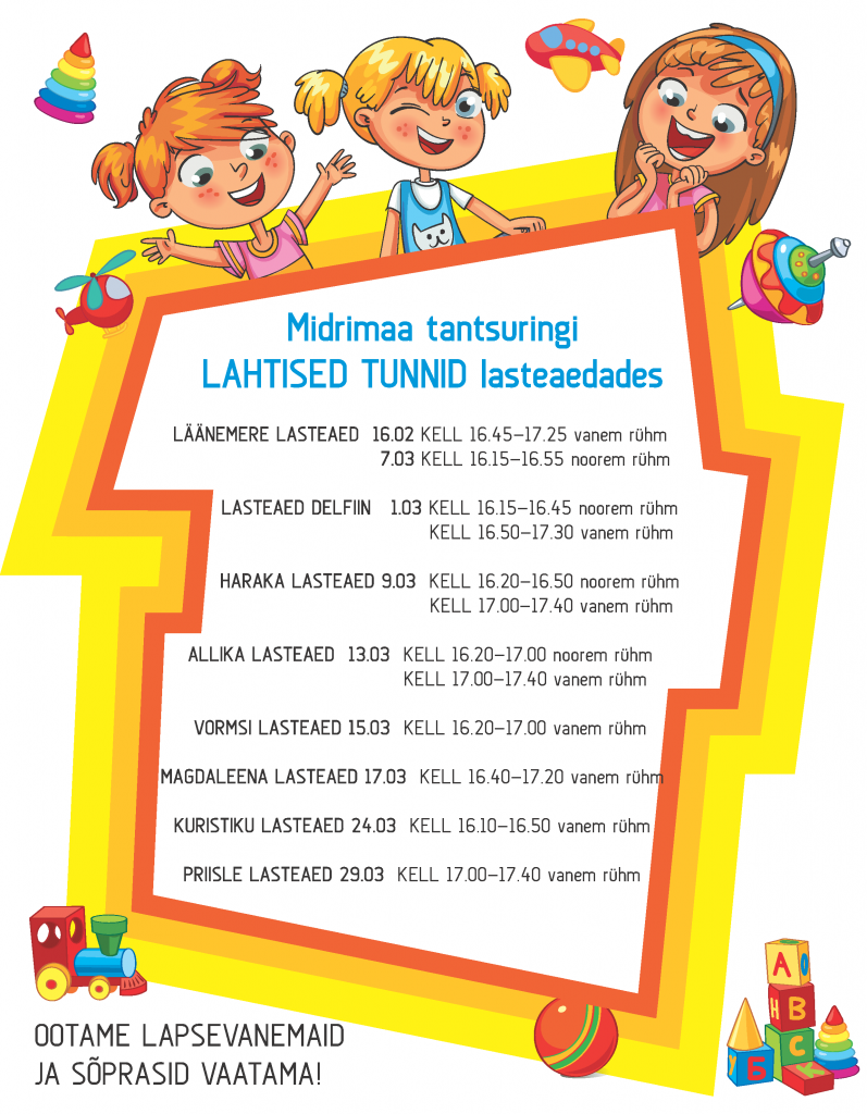 tantsuringi lahtised tunnid 2017
