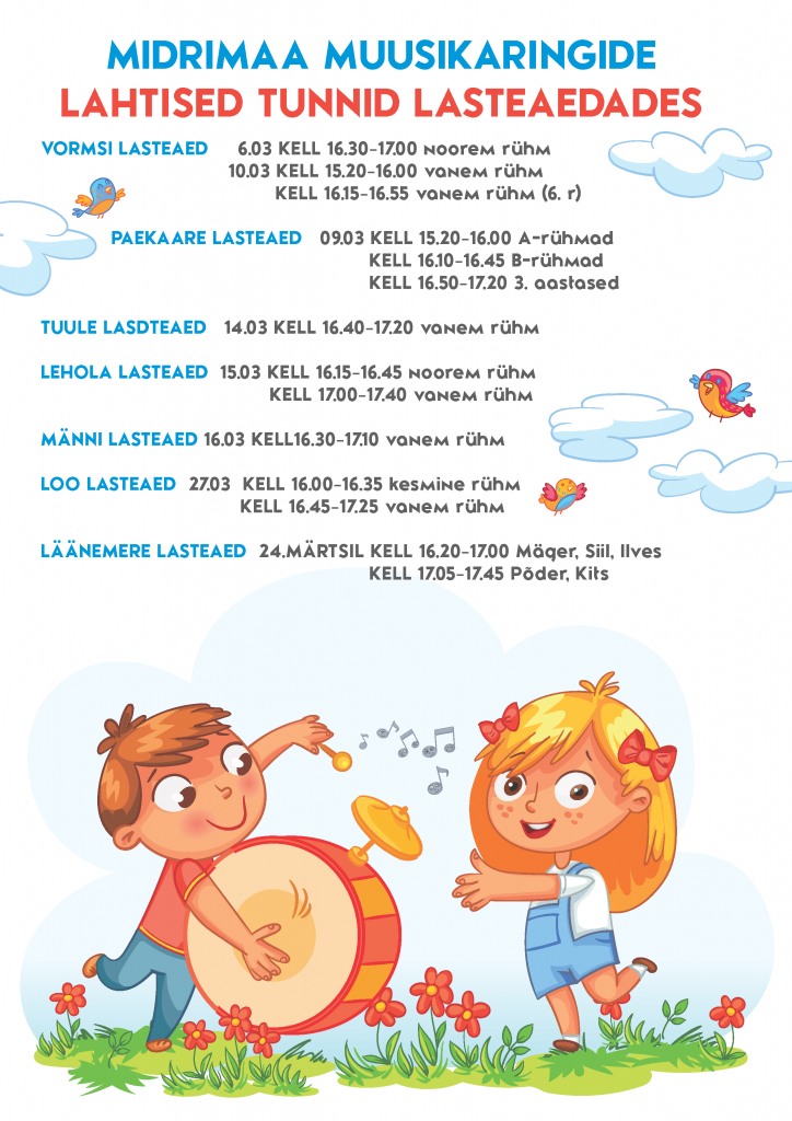 muusikaringi lahtised tunnid 2017